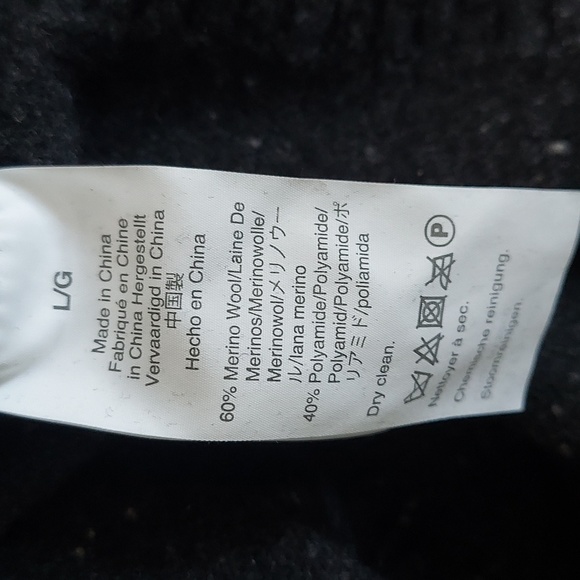 J. Crew sweater,  large,  black speckled, - Picture 3 of 10